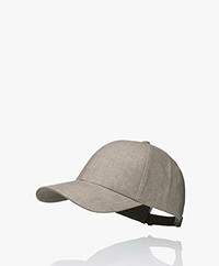 Varsity Headwear Linen Cap - Argent Khaki 