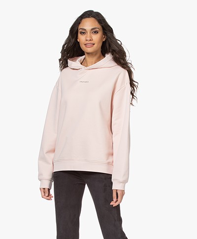 IRO Syndra Pure Cotton Hooded Sweater - Light Pink 