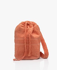 Lalla Marrakech Mini Terry Backpack - Coral