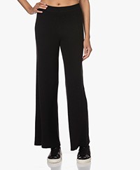 Resort Finest Knitted Loose-fit Pants - Black