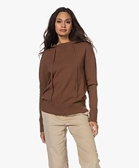 Josephine & Co Tibby Fine Knitted Hooded Sweater - Brown