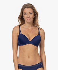 Calvin Klein Seductive Comfort Light Demi Lift BH - Blue Depths