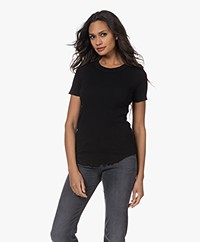 Neeve The Ruby Organic Cotton Short Sleeve T-shirt - Black