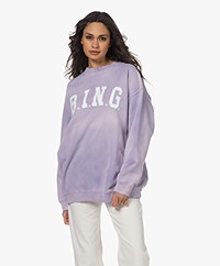ANINE BING Tyler B.I.N.G. Oversized Sweatshirt - Washed Lavender