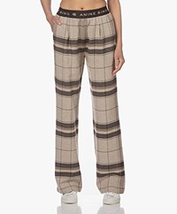 ANINE BING Karina Plaid Flannel Pants - Multi