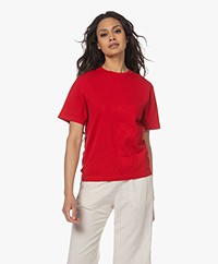 extreme cashmere N°268 Cuba Katoen-Cashmere T-shirt - Heart