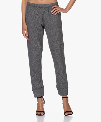 American Vintage Pomitree French Terry Sweatpants - Charcoal Melange