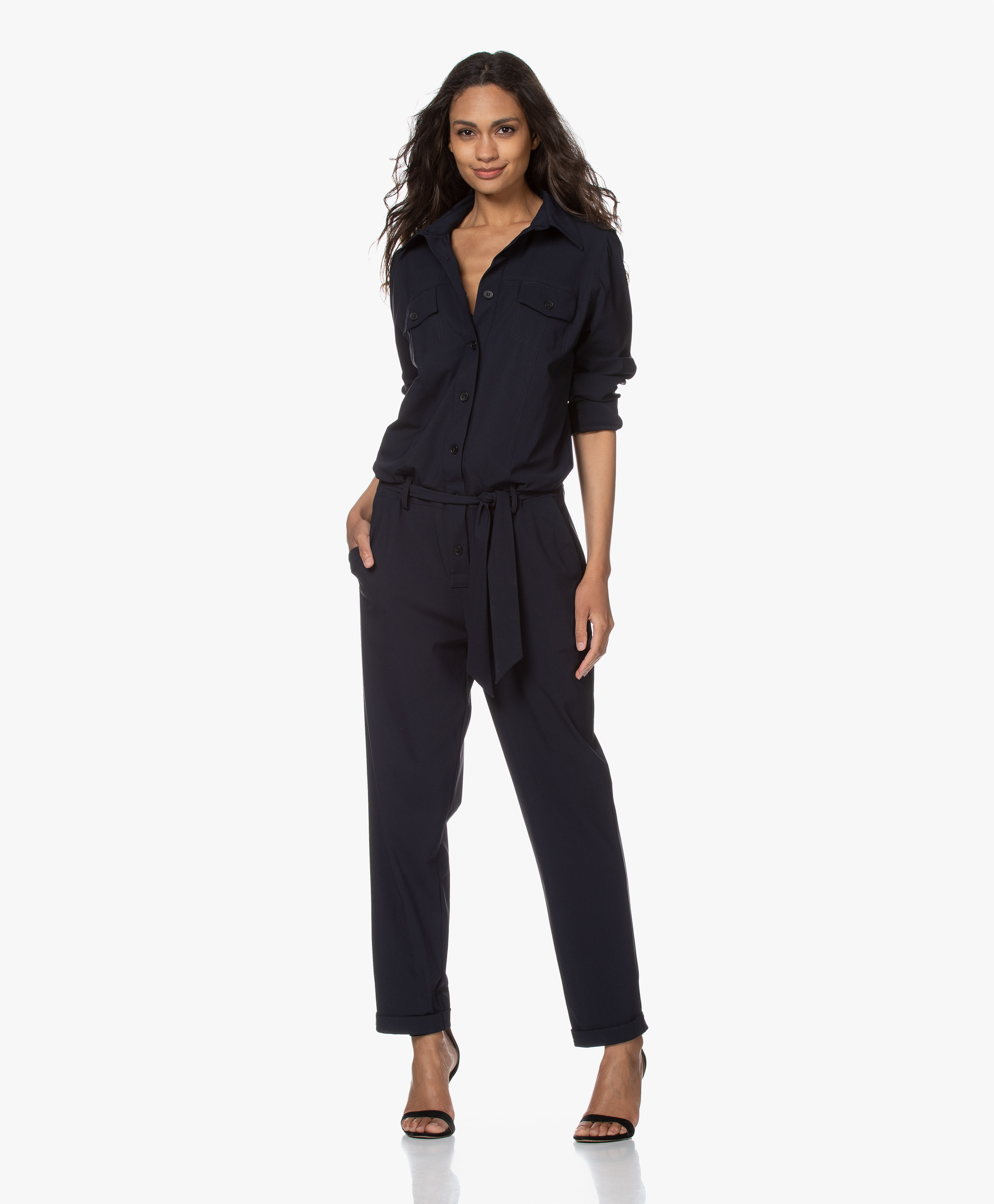 womens navy boiler suit