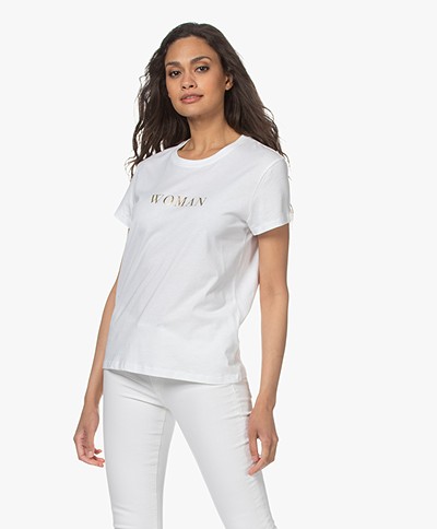 Zadig & Voltaire Zoe Citation Woman T-shirt - Wit