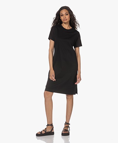 Filippa K Effie Cotton T-shirt Dress - Black
