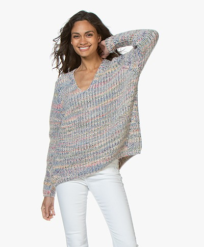Closed Oversized Alpaca Mix Sweater - Multi Color