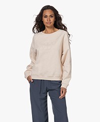 by-bar Fenne Organic Cotton Blend Sweatshirt - Oyster Melange