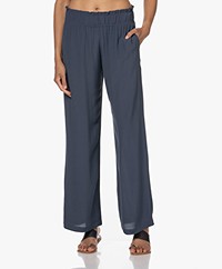 by-bar Robyn Loose-fit Viscose Crepe Pants - Opal Blue