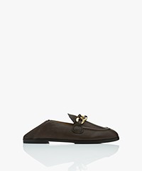 See by Chloé Mahe Lamb Leather Loafers - Brown