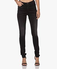 Denham Needle High Skinny Jeans - Zwart