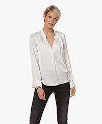 Zadig & Voltaire Tink Japanese Satin Blouse - White