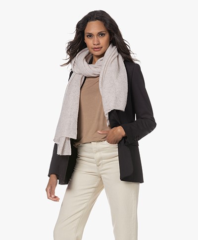 Repeat Oversized Organic Cashmere Scarf - Sand