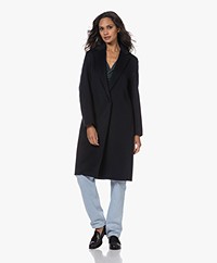 Vince Mid-length Wool Blend Coat - Coastal