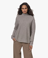 Drykorn Liora Virgin Wool Turtleneck Sweater - Brown