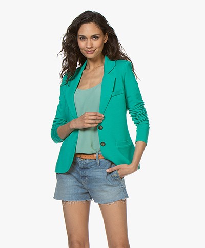 Repeat Tailored Jersey Blazer - Emerald