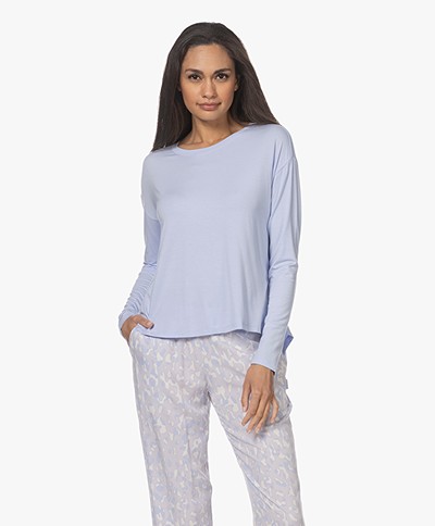 Calvin Klein Modal Jersey Pajama Long Sleeve - River