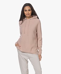 Sibin/Linnebjerg Freja Knitted Hooded Sweater - Powder