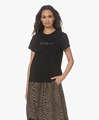 Zadig & Voltaire Zoe Citation Woman T-shirt - Black