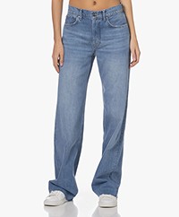ANINE BING Hugh Loose-fit Straight Jeans - Panama Blue