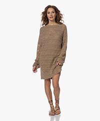 IRO Lizami Crochet Mini Dress - Cappucino