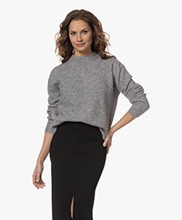 Samsoe Samsoe Anour Knitted Sweater - Grey Melange
