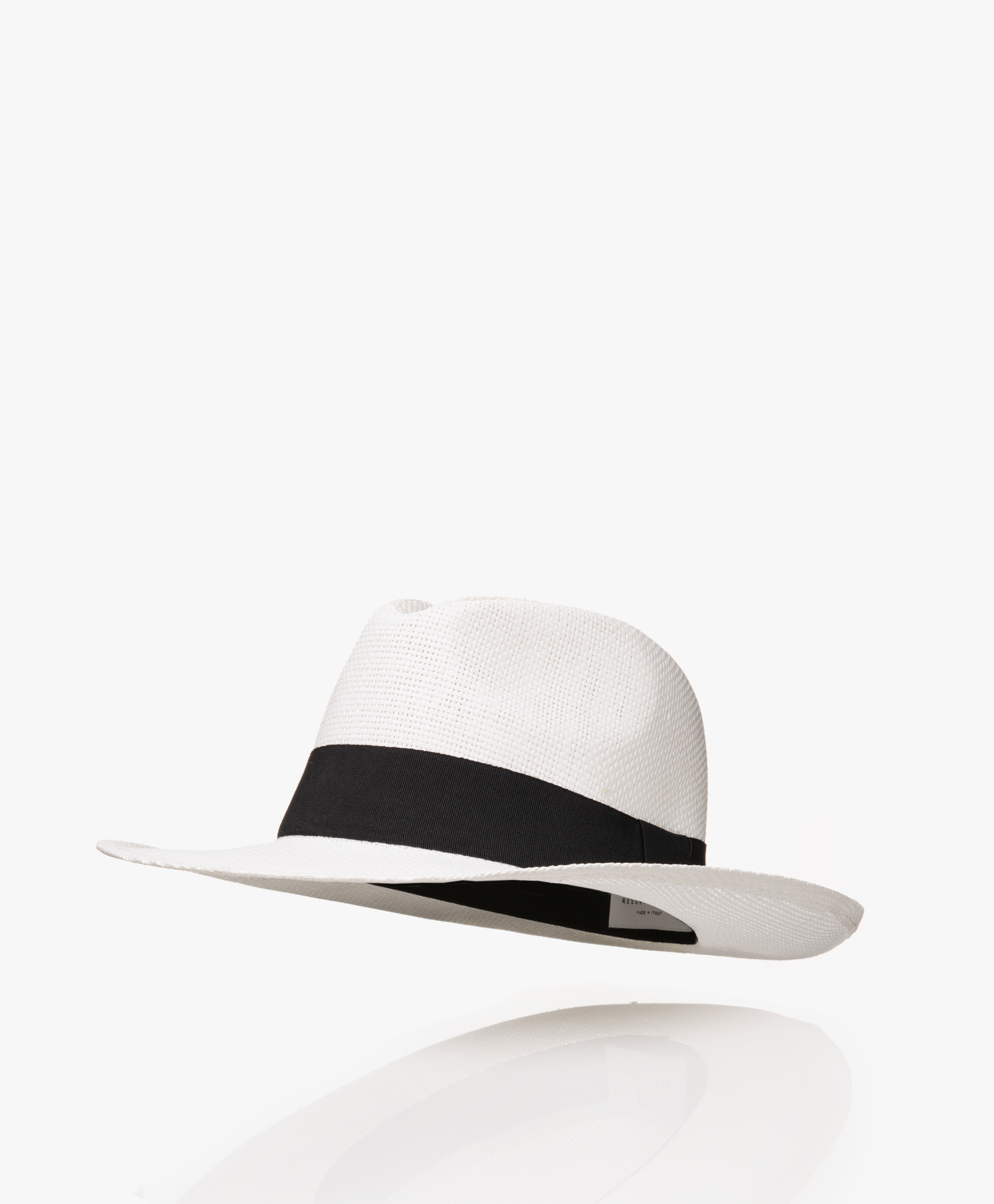 Woven Straw Style Summer Trilby Hat