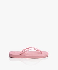 Sleepers Tapered Natural Rubber Flip Flops - Pink Sorbet