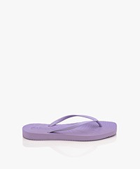 Sleepers Tapered Natural Rubber Flip Flops - Lavender