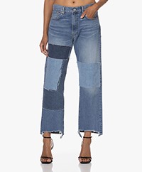 Denimist Lucy Relaxed-fit Patchwork Jeans - Blake 