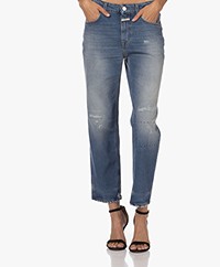 Closed Milo Cropped Straight Jeans - Donkerblauw