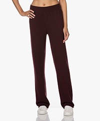 Woman by Earn Aiden Knitted Loose-fit Pants - Amarena