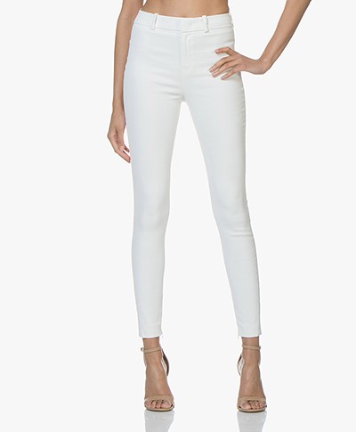 Drykorn Winch Coated Slim-fit Pants - White