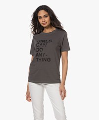 Zadig & Voltaire Bella GCDA Strass T-shirt - Carbone