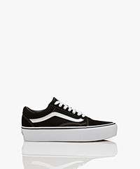 Vans Old Skool Platform Sneakers - Black/White