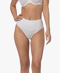 SPANX® Cotton Control Light Shaping Thong - White