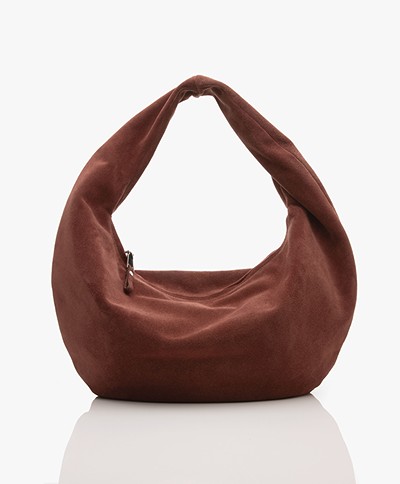 Flattered Alva Suede Leather Shoulder Bag - Suede Rust