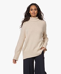 Sibin/Linnebjerg Ponza Merino Wool Blend Turtleneck Sweater - Kit