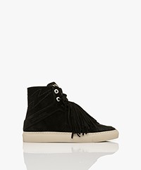 Zadig & Voltaire Suéde High-top Sneakers - Black