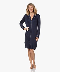 HANRO Natural Comfort Tencel Nachthemd - Deep Navy