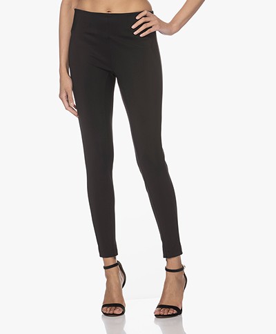 Woman by Earn Peggy Tech Jersey Slim-fit Pants - Black