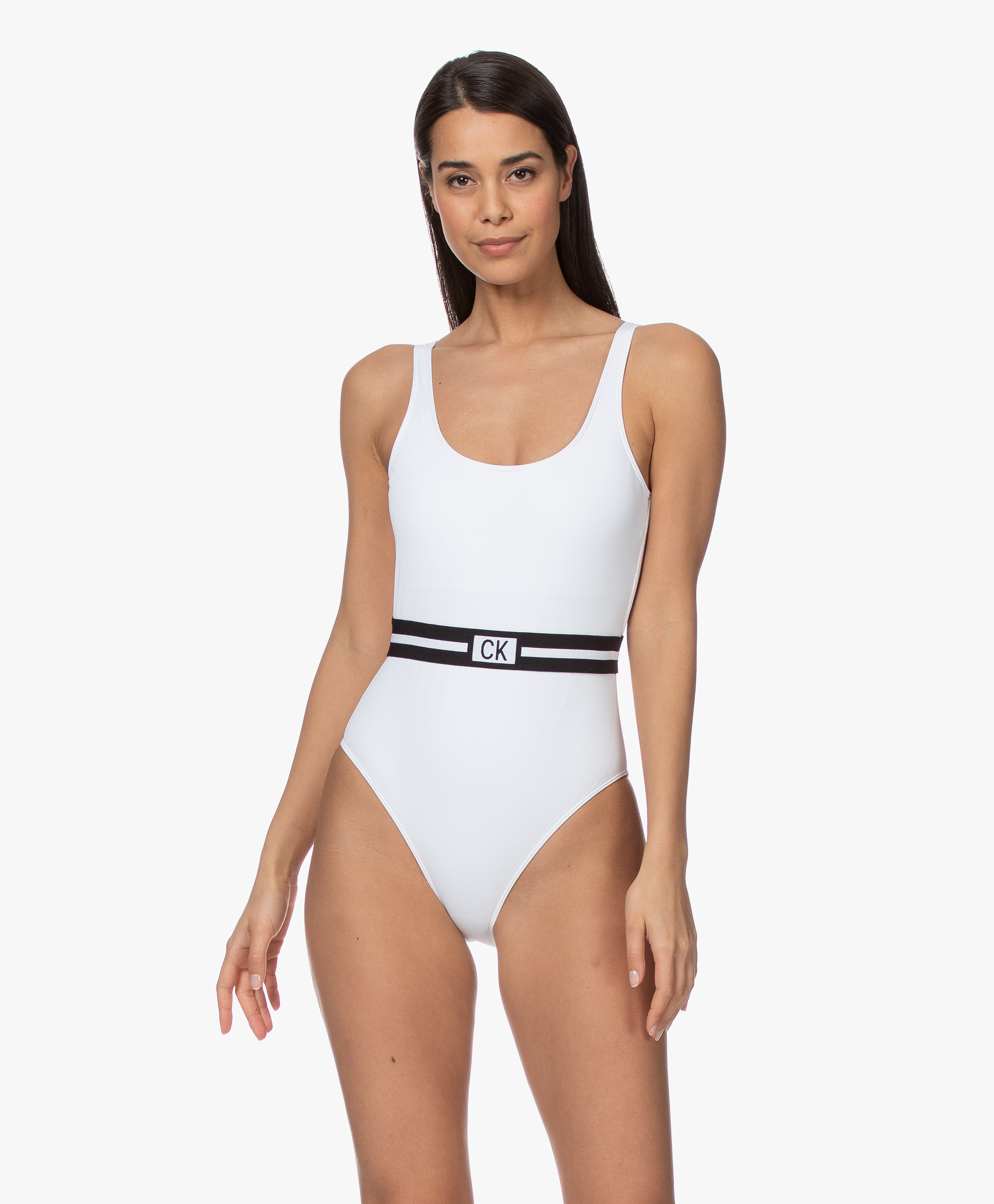 calvin klein cheeky scooped swimsuit