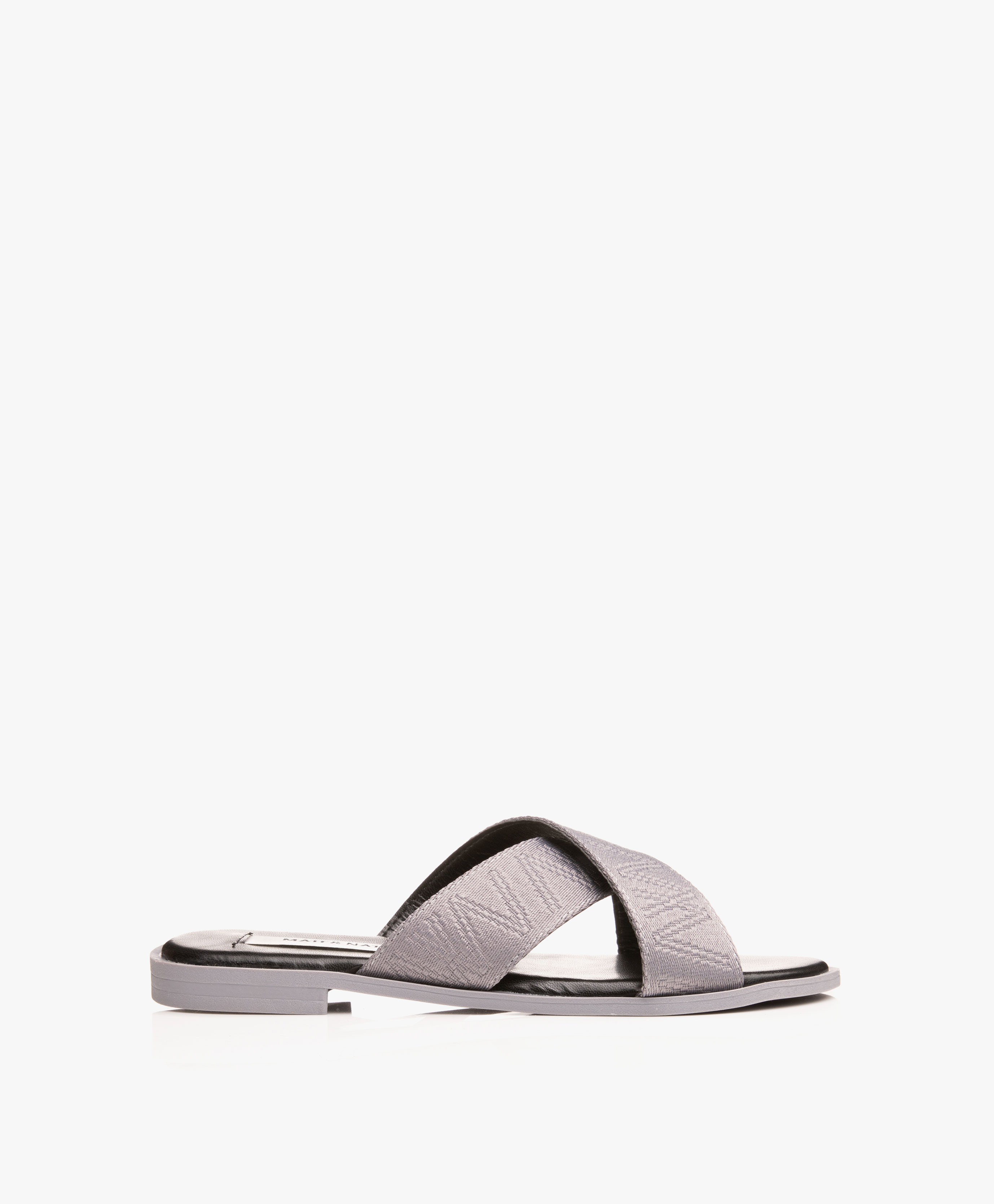 matt silver sandals