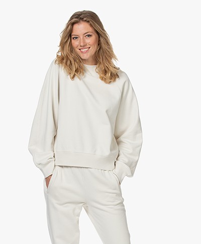 Drykorn Renesme Katoenen Sweatshirt - Off-white