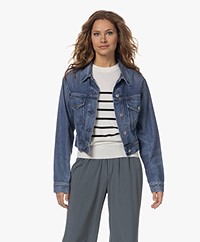 Citizens of Humanity Sorentti Cropped Denim Jacket - Fontaine
