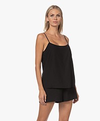 Calvin Klein Viscose Pajama Top - Black